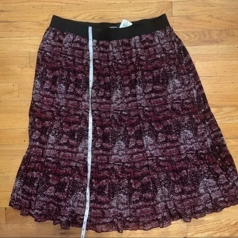 NWT Torrid size 1 snakeskin print midi skirt